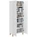 Set di armadi 2 pcs Bianco Lucido Legno ingegnerizzato - Foto miniatura 2
