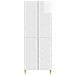 Set di armadi 2 pcs Bianco Lucido Legno ingegnerizzato - Foto miniatura 4