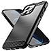 Custodia In Tpu Flessibile Carbon Case Per Iphone 13 Pro Max, Nera - Foto miniatura 3