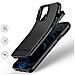 Custodia In Tpu Flessibile Carbon Case Per Iphone 13 Pro Max, Nera - Foto miniatura 5