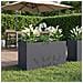 Vaso da giardino Antracite 100 x 20 x 49 cm - Foto miniatura 2
