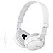 Cuffie ad Archetto MDRZX110AP Serie ZX Bianco - Foto miniatura 6