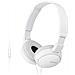 Cuffie ad Archetto MDRZX110AP Serie ZX Bianco - Foto miniatura 9