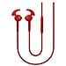 Auricolare a filo con Microfono - Rosso - Foto miniatura 2