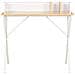 Scrivania Bianca e Naturale 80x50x84 cm - Foto miniatura 2