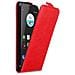 Custodia Compatibile Con Zte Blade V7 In Rosso Mela - Coperchio Protettivo In Design Flip Con Chiusura Magnetica - Foto miniatura 3