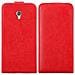 Custodia Compatibile Con Zte Blade V7 In Rosso Mela - Coperchio Protettivo In Design Flip Con Chiusura Magnetica - Foto miniatura 9