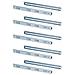 3043705 Coppia Di Guide / binari Con Cuscinetti A Sfere Ad Estrazione Totale 45mm X 600mm Per Cassetto, Set Di 5 - Foto miniatura 1
