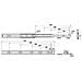 3043705 Coppia Di Guide / binari Con Cuscinetti A Sfere Ad Estrazione Totale 45mm X 600mm Per Cassetto, Set Di 5 - Foto miniatura 3
