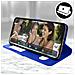 Custodia Apple Iphone 12 / 12 Pro Doppia Finestra Cover Silicone Blu - Foto miniatura 6