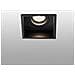 Faretto Da Incasso Quadrato Inclinabile Nero, Gu10 - Foto miniatura 1