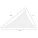 Parasole a Vela Oxford Triangolare 3x4x5 m Bianco - Foto miniatura 6