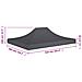 Tetto per Tendone per Feste 4x3 m Antracite 270 g / m² - Foto miniatura 2