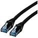 Cat6a 1m 1m Cat6a U / UTP (UTP) Nero cavo di rete - Foto miniatura 1