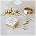 Portagioie Stars 2,5 X 4,9 Cm Porcellana Oro / bianco - Foto miniatura 4