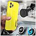 Cover Per Iphone 12 Pro Max Cavalletto Pieghevole Magnetico Gialla - Foto miniatura 4