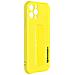 Cover Per Iphone 12 Pro Max Cavalletto Pieghevole Magnetico Gialla - Foto miniatura 5
