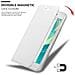 Custodia Compatibile Con Sony Xperia X In Classy Argento - Coperchio Protettiva Con Chiusura Magnetica, Funzione Stand E Tasca Per Le Carte - Foto miniatura 8