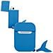 Custodia Compatibile Con Apple Airpod 1 & 2 - Design Blue Whale - Custodia Protettiva Per Cuffie In Silicone Indossabile 3d Case Portachiavi - Foto miniatura 4