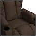 Poltrona Elettrica Reclinabile Massaggiante Marrone Similpelle - Foto miniatura 6