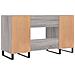 Scrivania Grigio Sonoma 140x50x75 Cm In Legno Multistrato - Foto miniatura 9
