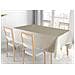 Tovaglia Cucina Soggiorno In Cotone Con Orlo A Giorno In Tinta Unita Vari Colori Ajour 140x180cm Beige Melange - Foto miniatura 1