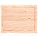 Ripiano a Parete 80x60x (2-4) cm Massello Rovere Non Trattato - Foto miniatura 3