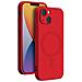 Cover In Silicone Compatibile Con Magsafe Per Iphone 14, Rosso - Foto miniatura 1