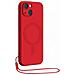 Cover In Silicone Compatibile Con Magsafe Per Iphone 14, Rosso - Foto miniatura 2