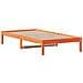 Dormeuse Marrone Cera 80x200 Cm In Legno Massello Di Pino - Foto miniatura 2
