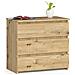 Comodino CL3, 3 cassetti, 60x35x57 cm, Colore Quercia Artisan - Foto miniatura 1