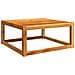 Tavolo Da Giardino 65x65x29 Cm In Legno Massello Di Acacia - Foto miniatura 2