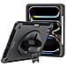 Cover Per Ipad Pro 13' 2024 Bi-materiale Antishock Manico Cavalletto, Nero - Foto miniatura 2