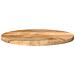 Piano Per Tavolo 40x2,5cm Rotondo In Legno Massello Di Mango - Foto miniatura 3