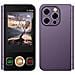 Telefono V899 2G Viola Dual Sim Doppio Schermo con Tasti Display 2,8" HD+ Micro SD - Foto miniatura 2