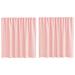 Tende In Voile Con Tasche Per Aste 2 Pz Rosa - Foto miniatura 1