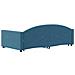 Divano Letto Estraibile con Cassetti Blu 90x200 cm in Velluto - Foto miniatura 5