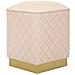Pouf Mf353 - Rosa - Legno - 38x38x38 Cm - Foto miniatura 1