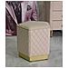Pouf Mf353 - Rosa - Legno - 38x38x38 Cm - Foto miniatura 7