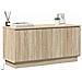 Mobile TV Rovere di Sonoma 100x38x49 cm Legno ingegnerizzato - Foto miniatura 3