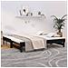 Dormeuse Estraibile Nera 2x(75x190) cm Legno Massello di Pino - Foto miniatura 2