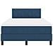 Letto Box Spring con Materasso Blu 120x200 cm Tessuto - Foto miniatura 8