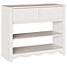 "Tavolo Consolle ""DRAMMEN"" Bianco 89,5x37x73 cm Legno Massello Pino" - Foto miniatura 1