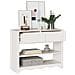 "Tavolo Consolle ""DRAMMEN"" Bianco 89,5x37x73 cm Legno Massello Pino" - Foto miniatura 3