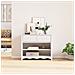 "Tavolo Consolle ""DRAMMEN"" Bianco 89,5x37x73 cm Legno Massello Pino" - Foto miniatura 4