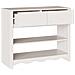 "Tavolo Consolle ""DRAMMEN"" Bianco 89,5x37x73 cm Legno Massello Pino" - Foto miniatura 5