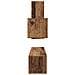 Set mobile TV 4 pcs Legno vecchio 30.5 x 30 x 90 cm - Foto miniatura 9
