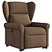 Poltrona Alzapersona Reclinabile Marrone in Tessuto - Foto miniatura 3