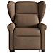 Poltrona Alzapersona Reclinabile Marrone in Tessuto - Foto miniatura 4