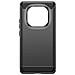 Custodia B-case Tpu Silicone Cover Case Per Xiaomi Redmi Note 14 Pro 5g - Pro+ 5g Carbon Metal Black - Foto miniatura 2